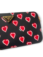 将图片加载到图库查看器，Prada Double Zip Wallet on Chain
