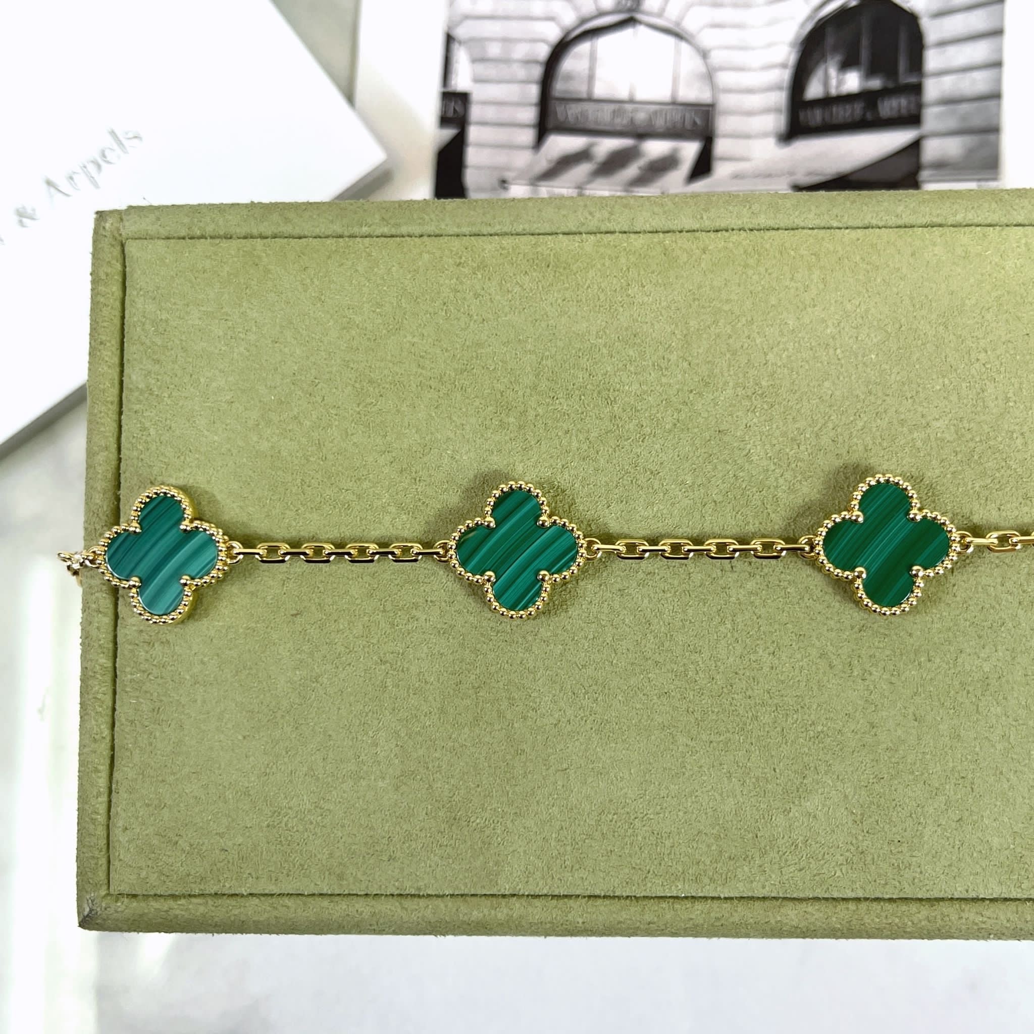 Van Cleef and Arpels Vintage Alhambra 5 Motifs Bracelet- VCA
