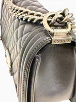 Charger l'image dans la galerie, Chanel Leboy Old Medium Black Calfskin, Ruthenium Hardware
