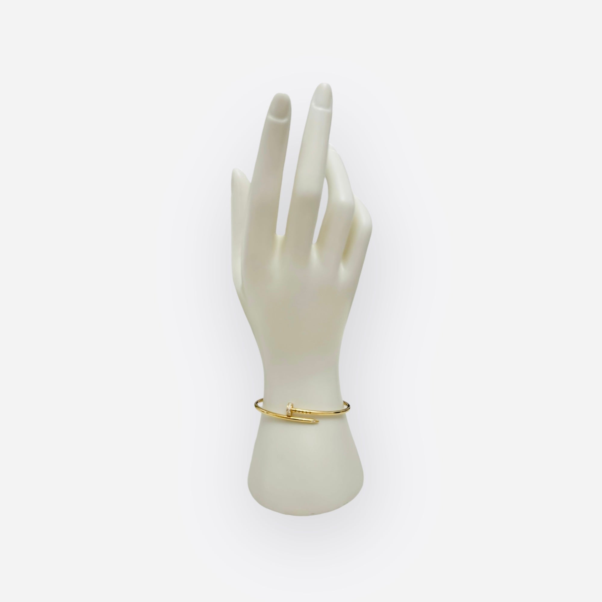 Cartier Juste Un Clou Bracelet, Small Model, 20 Brilliant-Cut Diamonds Yellow Gold, size 16 JUC