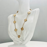 Load image into Gallery viewer, Van Cleef and Arpels Vintage Alhambra 10 Motifs Guilloche Necklace - Vca
