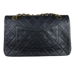 Load image into Gallery viewer, Chanel Timeless Classic Medium - Vintage. Black Diamond Quilted Lambskin, 24kt Gold-plated Hardware
