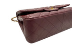 Load image into Gallery viewer, Chanel Timeless Classic Jumbo Burgundy Lambskin Gold-tone Hardware
