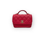 Load image into Gallery viewer, Chanel Business Affinity Small, Strawberry Red Grained Calfskin - Caviar, Gold-tone Hardware
