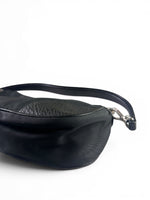 Load image into Gallery viewer, Prada Tessuto Leather and Nylon Baguette - Black, Silver-tone Hardware

