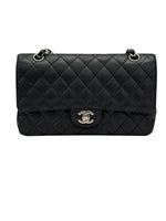 Load image into Gallery viewer, Chanel Timeless Classic Medium M/L Black Caviar Silver-tone Hardware
