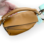 Load image into Gallery viewer, Loewe Puzzle Bag Small Camel Grained Calfskin Gold-tone Hardware
