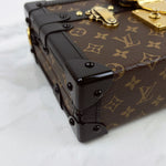 Load image into Gallery viewer, Louis Vuitton Petite Malle Trunk Bag Classic Monogram, Gold-tone Hardware
