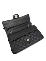 Load image into Gallery viewer, Chanel Timeless Classic Medium M/L Black Caviar Silver-tone Hardware
