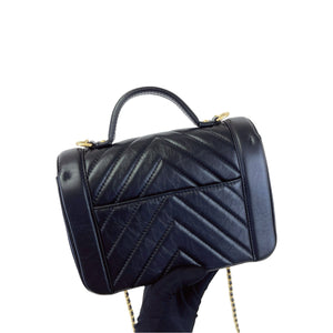 Chanel Chevron Top Handle Bag