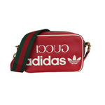 将图片加载到图库查看器，Gucci X Adidas Web Shoulder Bag
