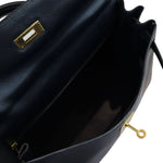 Load image into Gallery viewer, Hermes Kelly 32 Vintage Box Leather 24kt Plated Gold
