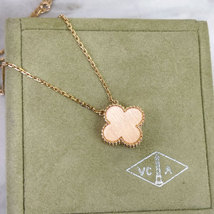 Van Cleef and Arpels VCA Vintage Alhambra Holiday Pendant VCA