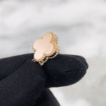 Charger l&#39;image dans la galerie, Van Cleef and Arpels VCA Vintage Alhambra Holiday Pendant, Diamond, Pink Sevres, 18kt Gold
