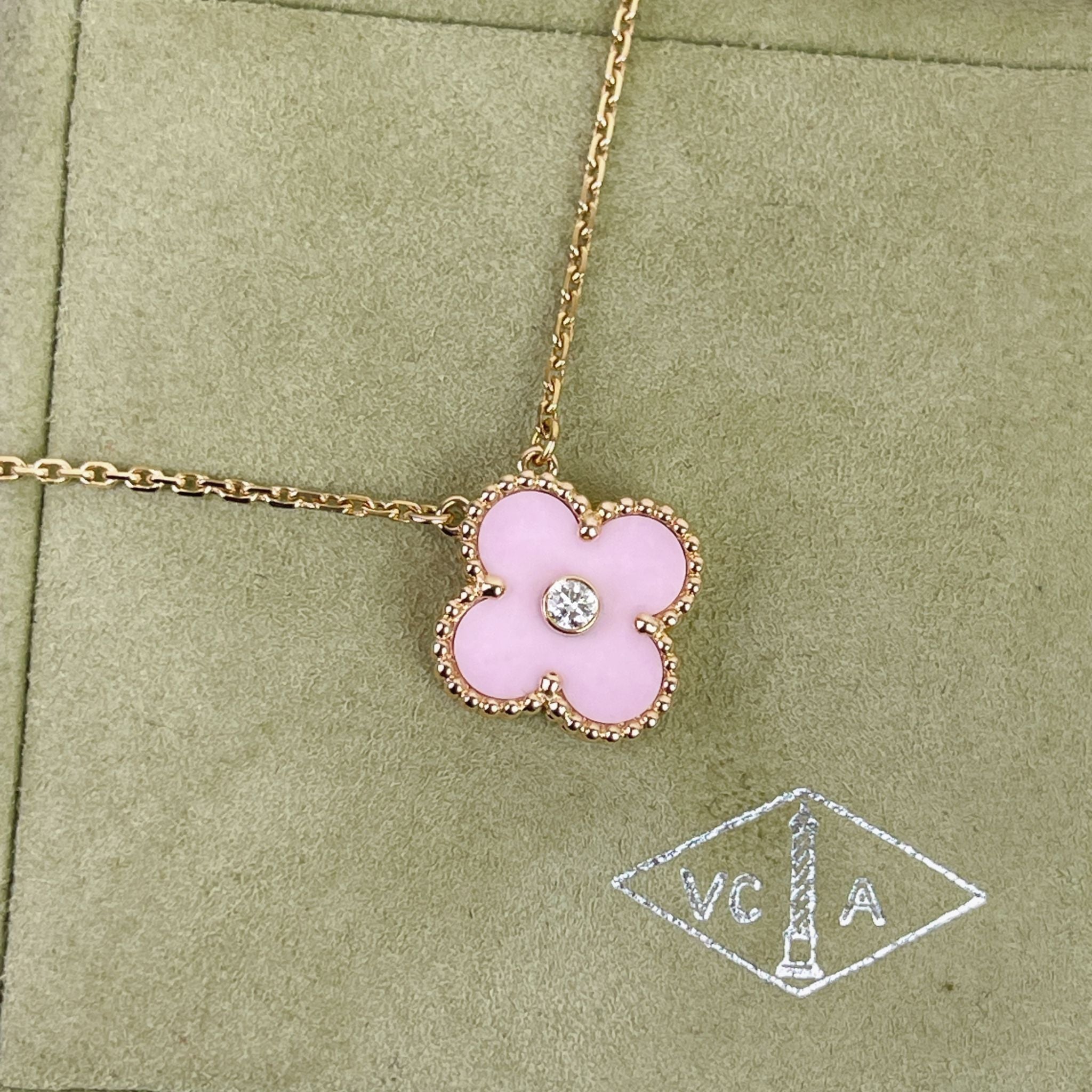 Van Cleef and Arpels VCA Vintage Alhambra Holiday Pendant VCA