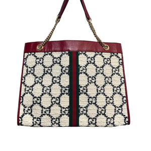 Gucci Rajah Tote Tweed Large