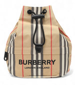 Load image into Gallery viewer, Burberry Phoebe Check Drawstring Pouch
