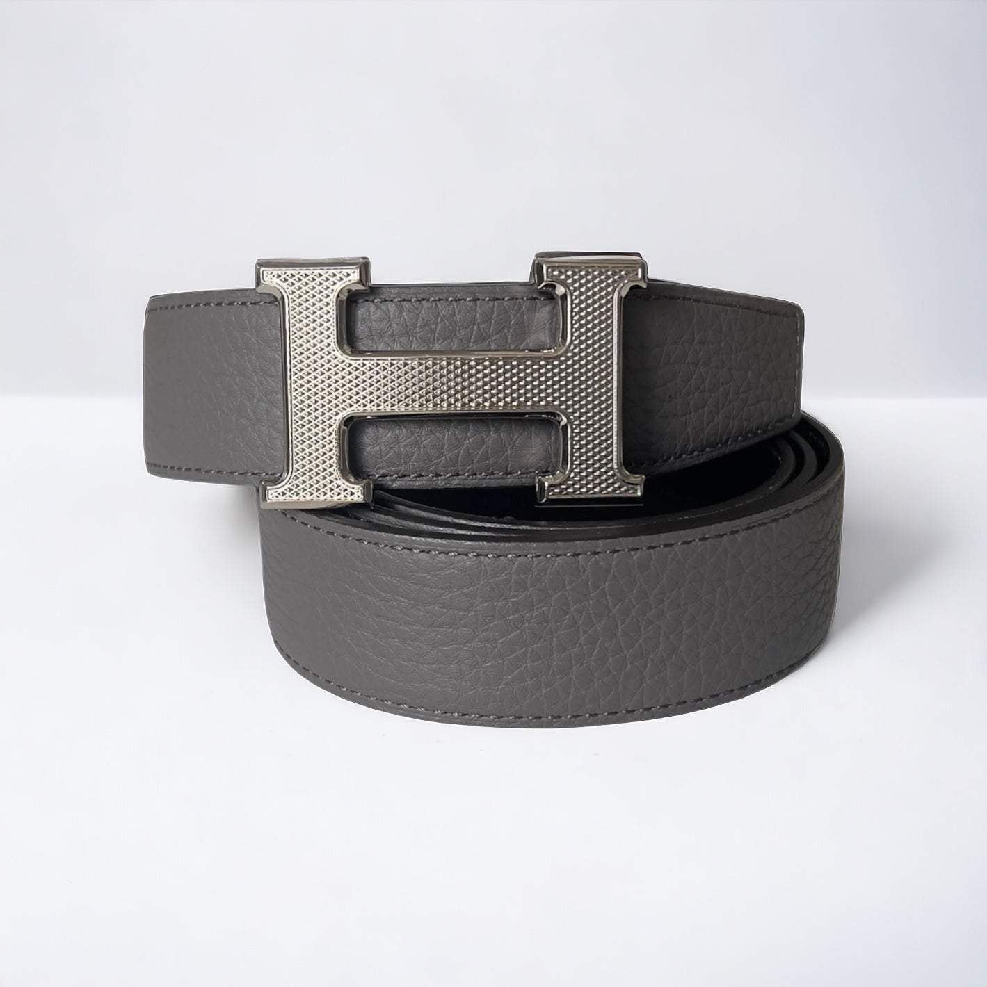 Hermes H Constance Guilloche Belt Bucket and Reversible Leather Strap 32mm