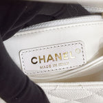Load image into Gallery viewer, Chanel Coco Handle Mini White Caviar Gold-tone Hardware
