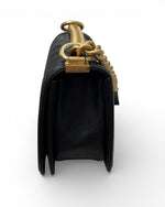 Load image into Gallery viewer, Chanel Leboy Small Black Caviar Aged Gold-tone Hardware
