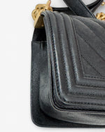 Load image into Gallery viewer, Chanel Leboy Small Black Caviar Aged Gold-tone Hardware
