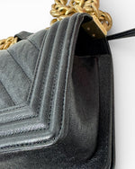 Load image into Gallery viewer, Chanel Leboy Small Black Caviar Aged Gold-tone Hardware
