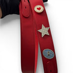 Load image into Gallery viewer, Christian Dior Lady Dior Lucky Badges Small - Red Lambskin Gold-tone Hardware
