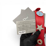 Load image into Gallery viewer, Christian Dior Lady Dior Lucky Badges Small - Red Lambskin Gold-tone Hardware
