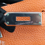 将图片加载到图库查看器，Hermes So Kelly 22 Togo Calfskin Orange SHW
