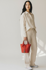 Load image into Gallery viewer, Hermès Picotin Lock 18 Mini – Rose Texas Clemence Leather, Palladium Hardware
