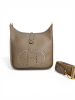 将图片加载到图库查看器，Hermès Evelyne III 29 / PM – Etoupe Veau Clemence Palladium Hardware
