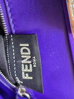 将图片加载到图库查看器，Fendi Peekaboo Mini Nappa Shahtoosh in Purple Rain Silver-tone Hardware
