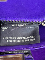 将图片加载到图库查看器，Fendi Peekaboo Mini Nappa Shahtoosh in Purple Rain Silver-tone Hardware
