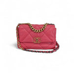 Load image into Gallery viewer, Chanel 19 Small Dark Pink Lambskin Mixed Hardware
