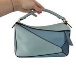 Load image into Gallery viewer, Loewe Puzzle Bag Tri-colour Grained Calfskin Gold-tone Hardware
