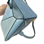 将图片加载到图库查看器，Loewe Puzzle Bag Tri-colour Grained Calfskin Gold-tone Hardware
