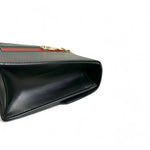 Load image into Gallery viewer, Gucci Sylvie Medium Black Calfskin Gold-tone Hardware
