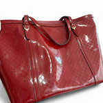 Load image into Gallery viewer, Gucci Microguccissima Medium Nice Tote Apple Red Patent Leather
