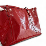 Load image into Gallery viewer, Gucci Microguccissima Medium Nice Tote Apple Red Patent Leather
