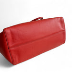 Load image into Gallery viewer, Gucci Swing Tote Medium Red Grained Leather
