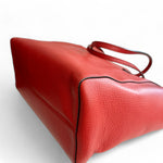 Load image into Gallery viewer, Gucci Swing Tote Medium Red Grained Leather
