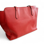 Load image into Gallery viewer, Gucci Swing Tote Medium Red Grained Leather
