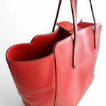 Load image into Gallery viewer, Gucci Swing Tote Medium Red Grained Leather
