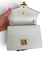 Load image into Gallery viewer, Gucci Mini Sylvie Bag, White Calfskin Leather, Goldtone Hardware
