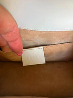 Load image into Gallery viewer, Gucci Mini Sylvie Bag, White Calfskin Leather, Goldtone Hardware
