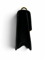 Load image into Gallery viewer, Gucci Sylvie Small Crossbody Bag in Black GG Velvet, Gold-tone Hardware
