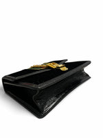 Load image into Gallery viewer, Gucci Sylvie Small Crossbody Bag in Black GG Velvet, Gold-tone Hardware
