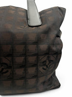 Load image into Gallery viewer, Chanel New Travel Line Vintage Nylon Tote, Chocolate Brown
