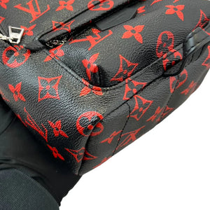 louis vuitton backpack mini red Louis Vuitton Palm Springs Backpack Mini Monogram Infrarouge Silver-to – LeidiDonna Luxe Inc