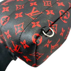 louis vuitton backpack palm springs infrarouge mini black red Louis Vuitton Palm Springs Backpack Mini Monogram Infrarouge Silver-to – LeidiDonna Luxe Inc